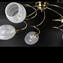 Chandelier Deco Style - 5 lights - Original Murano Glass